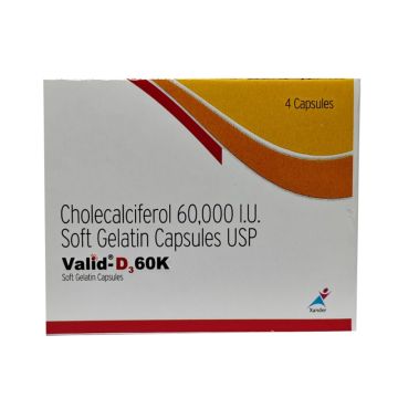 Valid D3 60K Capsule - Strip of 4