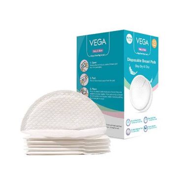 Vega Baby & Mom Breast Pad (VBBF3-05) - Pack of 12