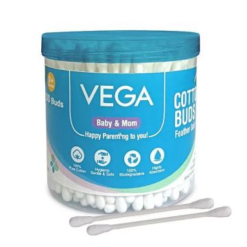 Vega Baby & Mom Cotton Buds PP Can (VBHA3-03) - Pack of 100