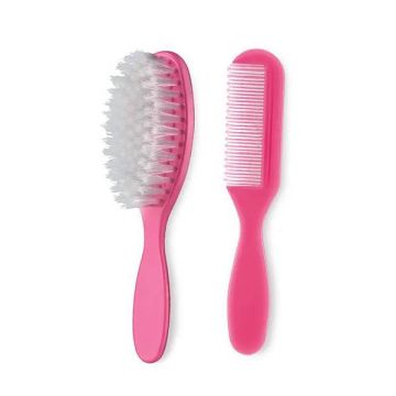 Vega Baby & Mom Comb & Brush Set Pink (VBGA3-04)