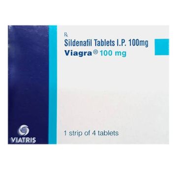 Viagra 100 mg Tablet - Strip of 4