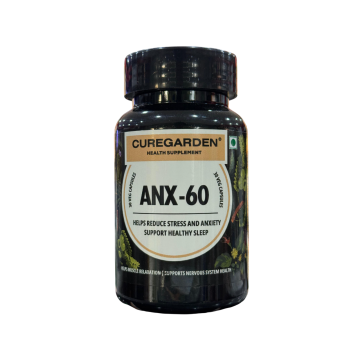 Cure Garden ANX 60 Veg Capsules - Bottle of 30