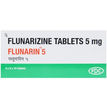 Flunarin 5 mg Tablet - Strip of 10