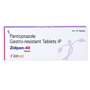 Zidpan 40 mg Tablet - Strip of 10