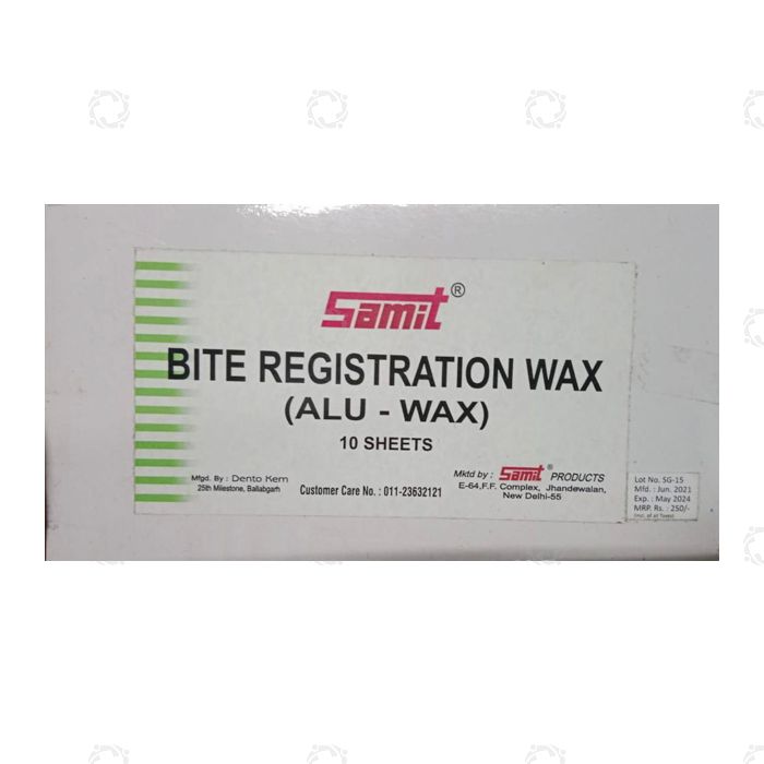 Samit Bit Registration Alu-Wax sheets