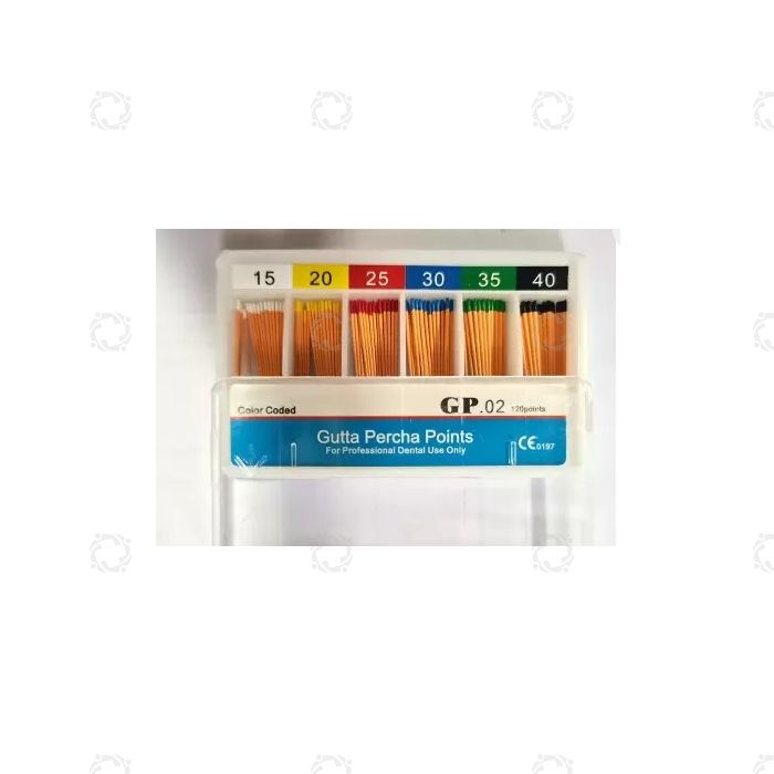 UDG Gutta Percha Points 2% Taper - 120's Pack