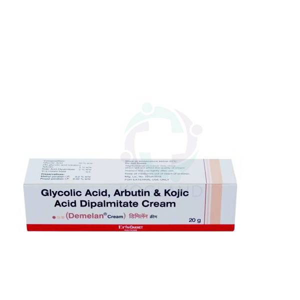 Crème Demelan 20g – Contre L’hyperpigmentation, Unifie Le Teint – À Base D’Aloe Vera