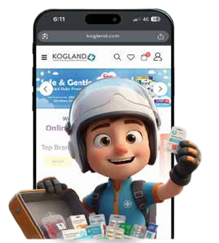 Kogland delivery mascot