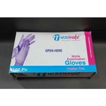 Powder Free Nitrile Examination Gloves (Medium)-Box of 100