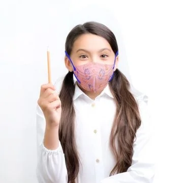 C-Cure Non-Woven Printed Kids N95 Face Mask 4 Layer Multicolour - Pack of 50