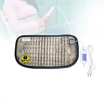 BPL Medical Technologies OrthoCare Orthopaedic Electric Heating Pad for Lower Back Pain, Lumbar, Shoulder & Knee Pain & Period Cramps Relief with Temperature Controller - Size - XL - Velvet Brown