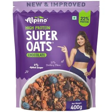 Alpino High Protein Super Oats (Chocolate) - 400g