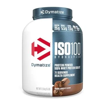 Dymatize ISO100 Hydrolyzed Whey Protein Isolate (Gourmet Chocolate) - 2.3kg