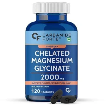 Carbamide Forte Chelated Magnesium Glycinate 2000mg - Bottle of 120