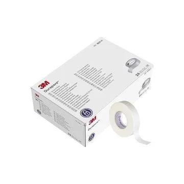 3M Durapore (1538-0) Surgical Tape (1.25cm x 9.1m) - 24's Pack