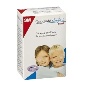 3M Opticlude (1539) Orthoptic Eye Patch (5.7cm x 8cm) Regular - 20's Pack