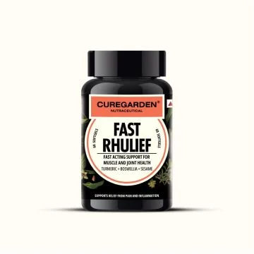 Cure Garden Fast Rhulief Softgels Capsules - Bottle of 60