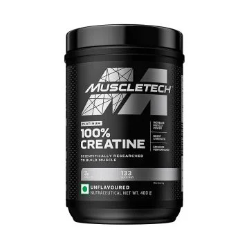 MuscleTech Platinum 100% Creatine Powder (Unflavoured) - 400g