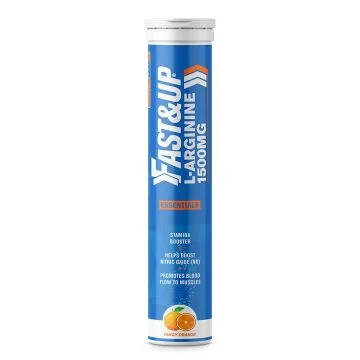 Fast&Up L-Arginine 1500mg Tablets (Tangy Orange) - 20 Effervescent