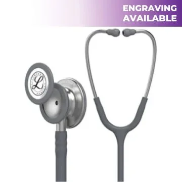 3M (5621) Littmann Classic III Monitoring Stethoscope, Gray Tube, (27") / (69cm)