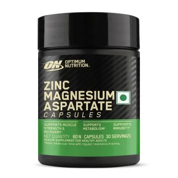 Optimum Nutrition Zinc Magnesium Aspartate Capsules - Bottle of 60
