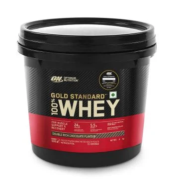 Optimum Nutrition Gold Standard 100% Whey (Double Rich Chocolate) - 4kg