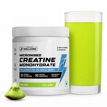 Wellcore Creatine Monohydrate (Kiwi Kick) - 122g