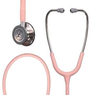3M (5910C) Littmann Classic III Stethoscope, Stainless Chest Piece, Champagne Rose Satin Finish Tube
