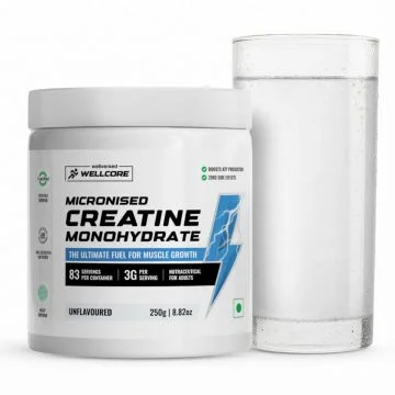 Wellcore Creatine Monohydrate (Unflavoured) - 250g