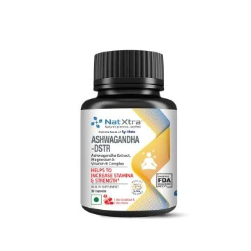 NatXtra Ashwagandha DSTR Capsules - Bottle of 30 