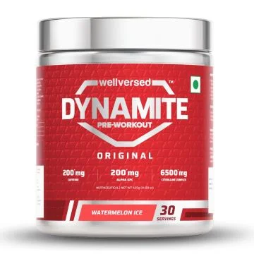 Wellversed Dynamite Pre-Workout (Watermelon Ice) - 30 Servings