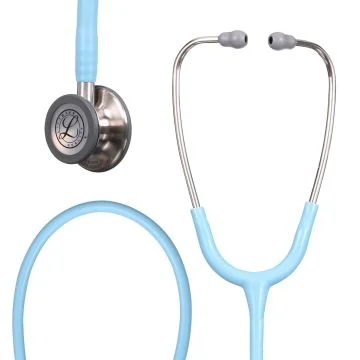 3M (5912C) Littmann Classic III Stethoscope, Stainless Chestpiece, Marine Blue Satin Finish Tube