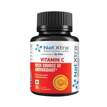 Natxtra Vitamin C Capsules - Bottle of 30 