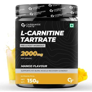 Carbamide Forte L-Carnitine Tartrate 2000mg Powder (Mango Flavor) - 150g