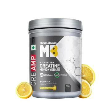 MuscleBlaze Creatin Monohydrate Creamp (Citrus Blast) - 320g