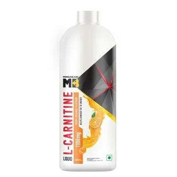 MuscleBlaze L-Carnitine 1100mg (Tangy Orange) - 450ml