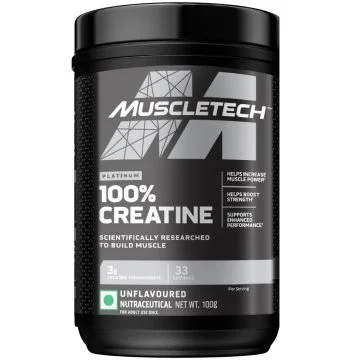 MuscleTech Platinum 100% Creatine Powder (Unflavoured) - 100g