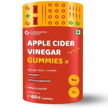 Carbamide Forte Apple Cider Vinegar Gummies - Bottle of 30
