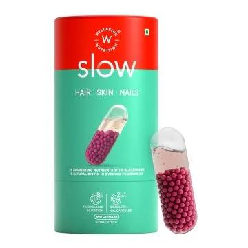 Wellbeing Nutrition Slow Hair-Skin-Nails - 60 Capsules