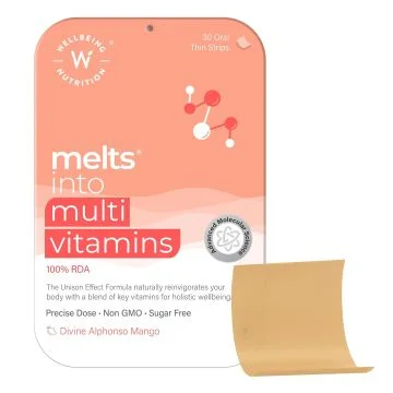 Wellbeing Nutrition Multivitamin (Divine Alphonso Mango) - 30 Oral Strips