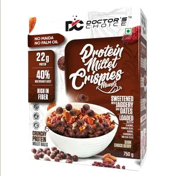 Doctor's Choice Protein Oats (Dark Choco Berry) - 2 Kg