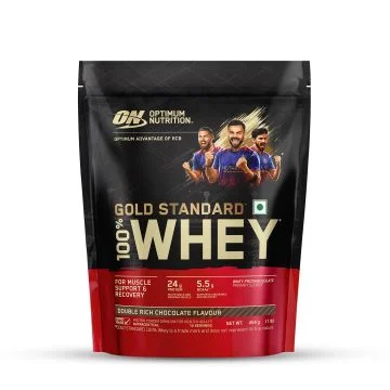 Optimum Nutrition Gold Standard 100% Whey (Double Rich Chocolate) - 454g