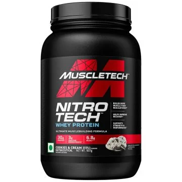MuscleTech Nitro-Tech Whey Protein (Cookies & Cream) - 907g