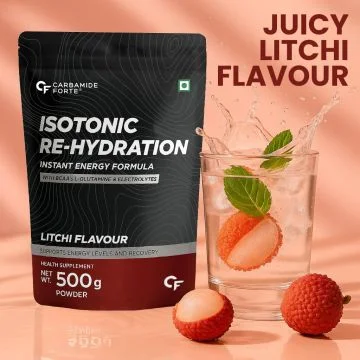 Carbamide Forte Isotonic Re-hydration Powder (Litchi Flavor) - 500g