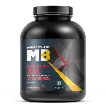 MuscleBlaze Mass Gainer XXL (Chocolate) - 3kg