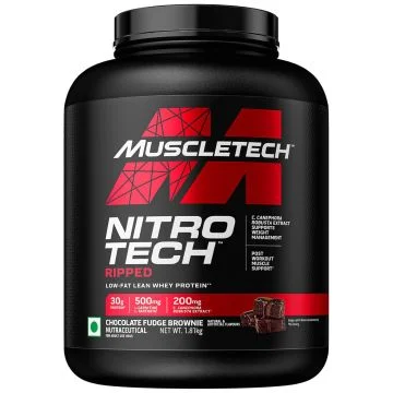 MuscleTech Nitro-Tech Ripped (Chocolate Fudge Brownie) - 1.81kg