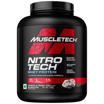 MuscleTech Nitro-Tech Whey (Cookies & Cream) - 1.81kg