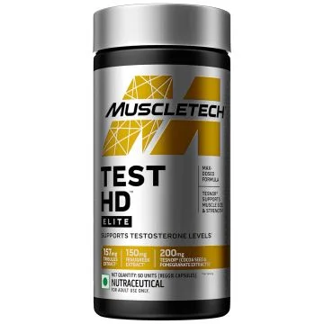 MuscleTech Test HD Elite Tablets - Bottle of 60