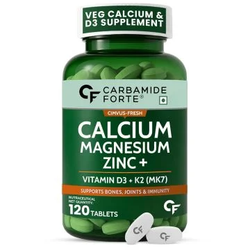 Carbamide Forte Calcium Magnesium Zinc+ Tablets - Bottle of 120