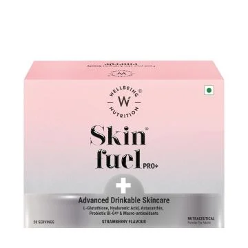 Wellbeing Nutrition Glutathione Skin Fuel Pro+ (Strawberry Flavour) - 28 Servings